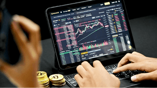 Real-time order flow displayed on Crypto Lase's low-latency trading execution interface